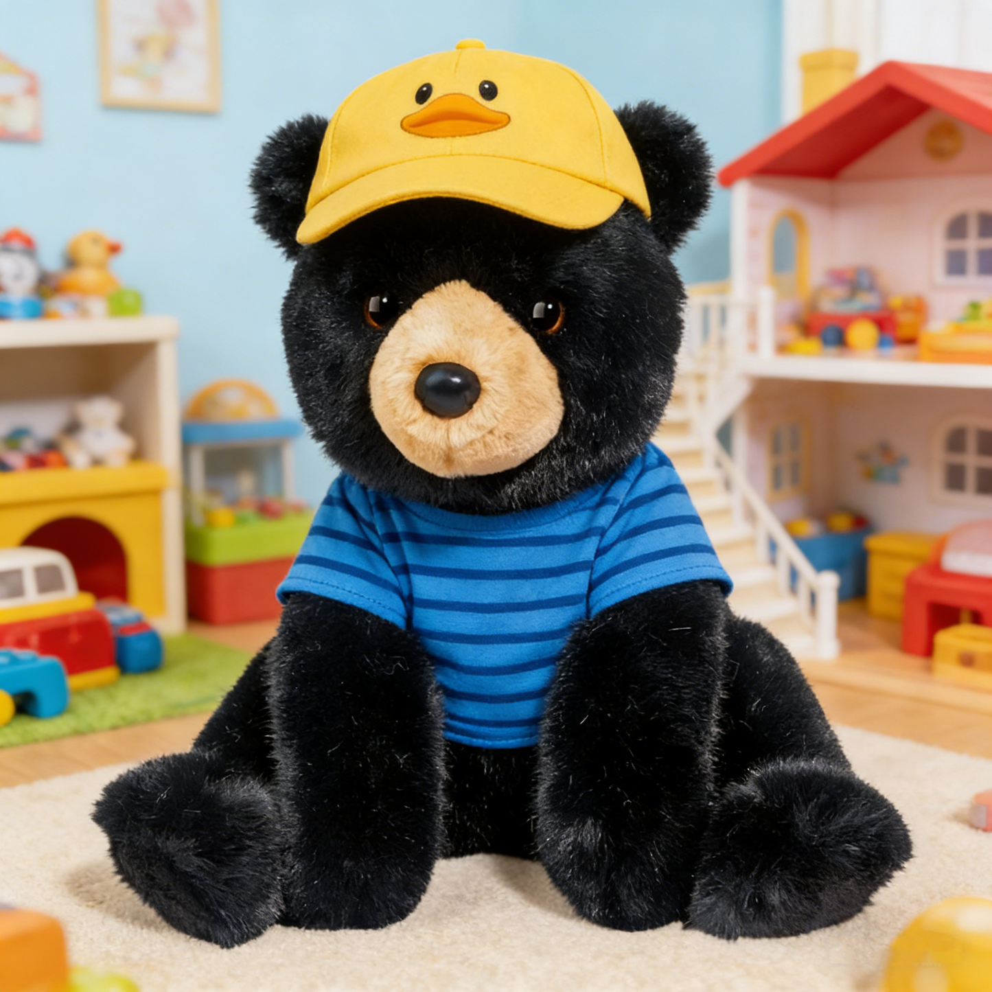 Woodsie Black Bear Super Soft
