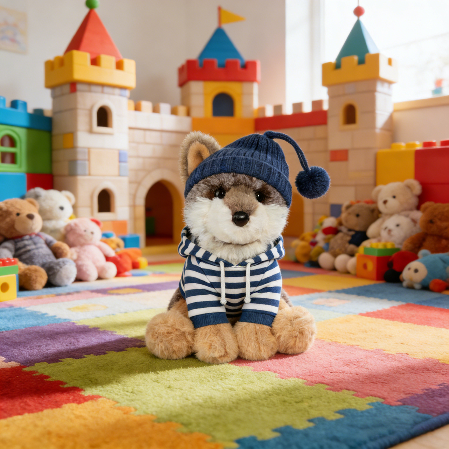 Mini Albie Soft Wolf